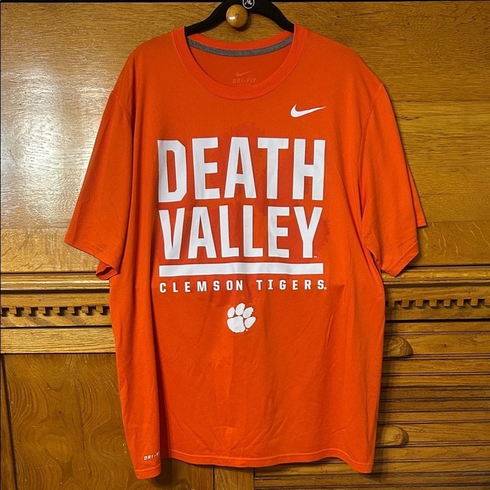 Nike Clemson Tigers Death Valley Orange Dri-FIT Graphic T-Shirt Performance